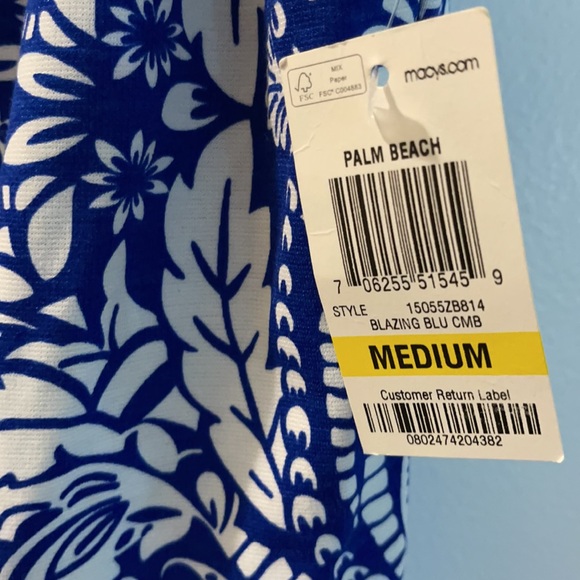 Charter Club “Palm Beach” Dress Size Medium - Picture 7 of 14